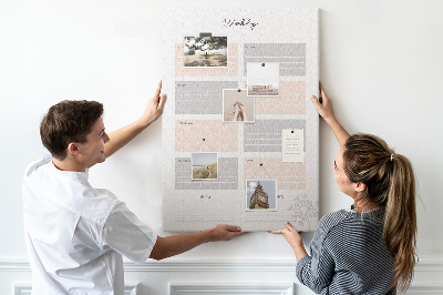 Weekplanner met gekleurde vakken voor bedrukking