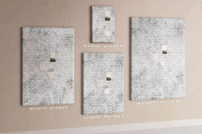 Kurk met bedrukking minimalistisch grijs met een betontextuur