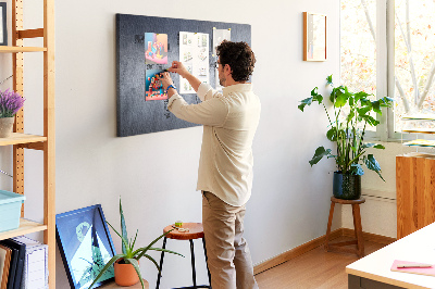 Wereldkaart prikbord met landnamen