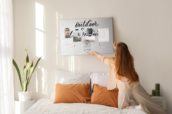 Prikbord buitenavontuur met symbolen