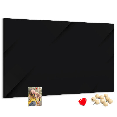 Prikbord zwart met gekleurde spelden