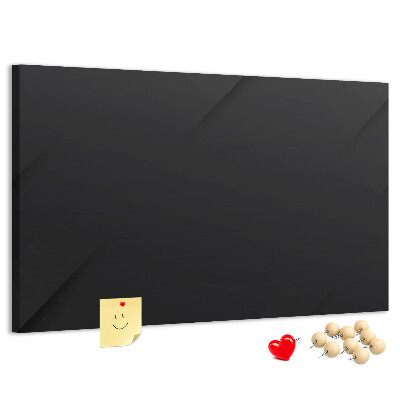 Prikbord zwart met gekleurde spelden
