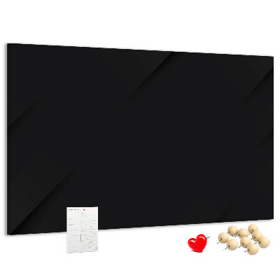 Prikbord zwart met gekleurde spelden