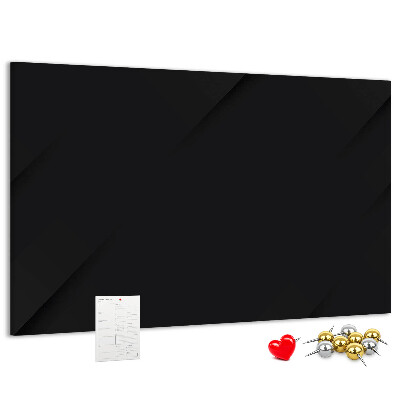 Prikbord zwart met gekleurde spelden