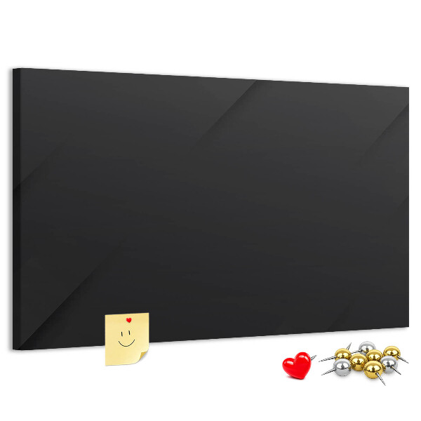 Prikbord zwart met gekleurde spelden