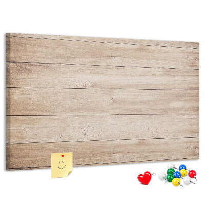 Kurkbord natuurlijk hout in warme tinten