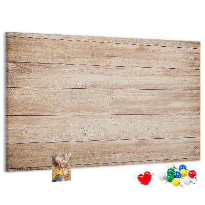 Kurkbord natuurlijk hout in warme tinten