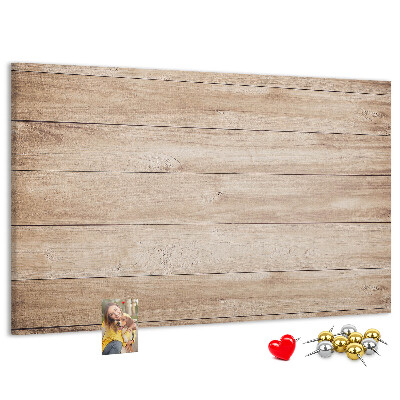 Kurkbord natuurlijk hout in warme tinten