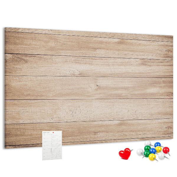 Kurkbord natuurlijk hout in warme tinten