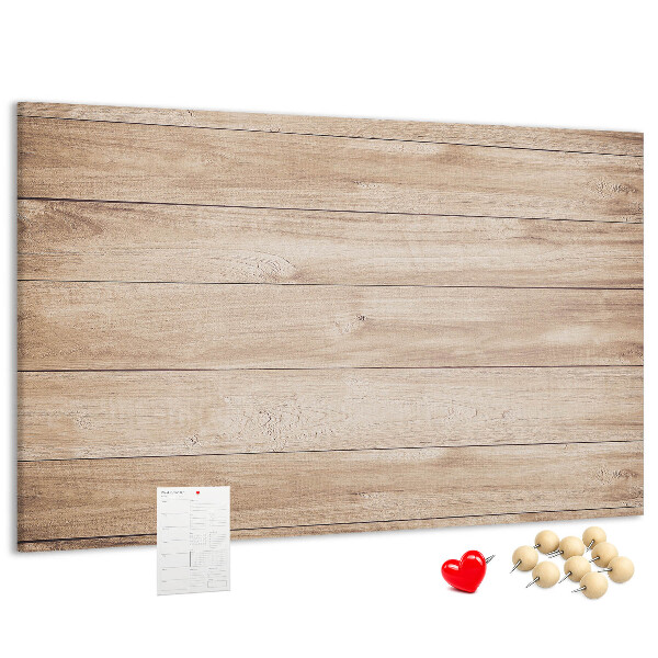 Kurkbord natuurlijk hout in warme tinten