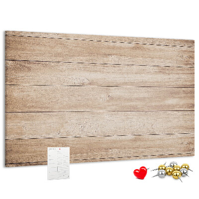 Kurkbord natuurlijk hout in warme tinten