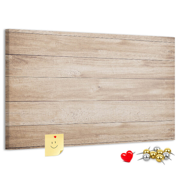 Kurkbord natuurlijk hout in warme tinten
