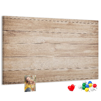 Kurkbord natuurlijk hout in warme tinten