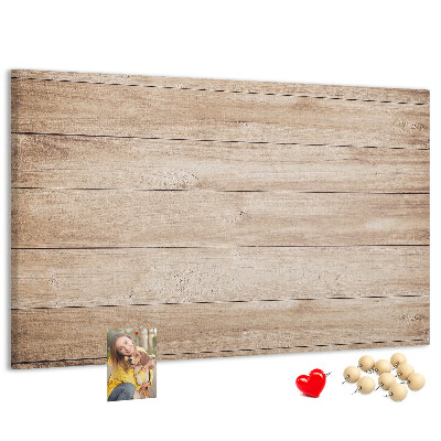 Kurkbord natuurlijk hout in warme tinten
