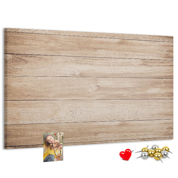 Kurkbord natuurlijk hout in warme tinten