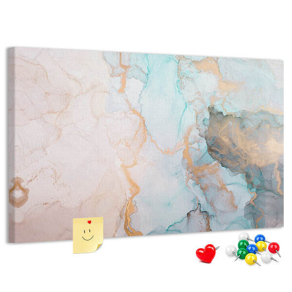 met abstract patroon in blauwe tinten