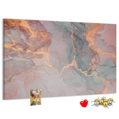 Prikbord abstract patroon in pasteltinten