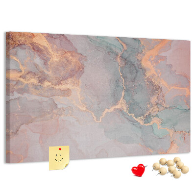 Prikbord abstract patroon in pasteltinten