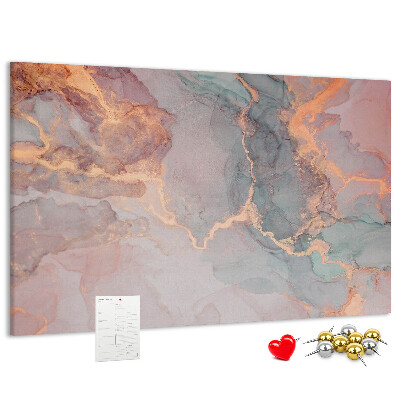 Prikbord abstract patroon in pasteltinten