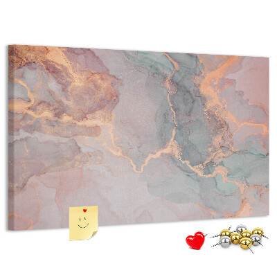 Prikbord abstract patroon in pasteltinten