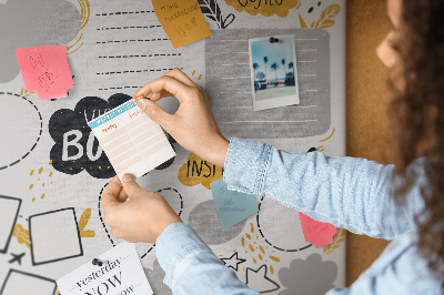 Prikbord voor doelen en dromen