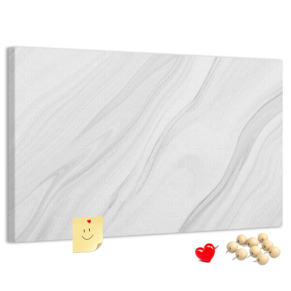 Kurkbord met elegant marmerpatroon in grijstinten