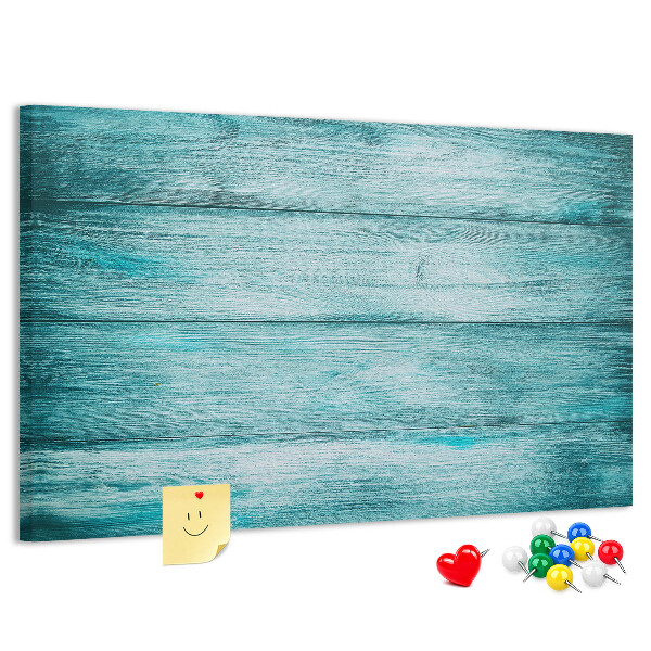 met achtergrond van groene en blauwe houten planken