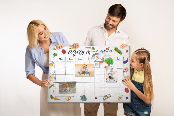 Kurkbord maaltijdplan voor de hele week