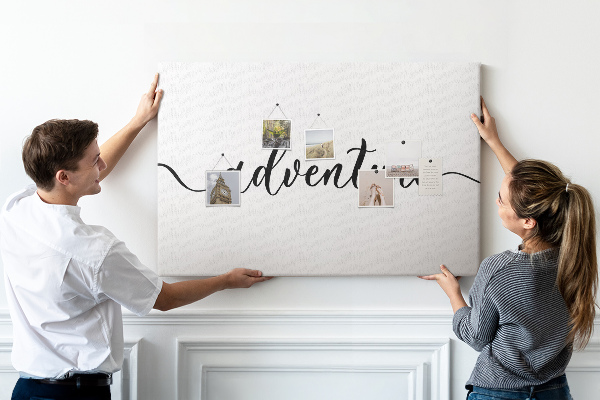 Prikbord een creatieve reis naar onbekende avonturen