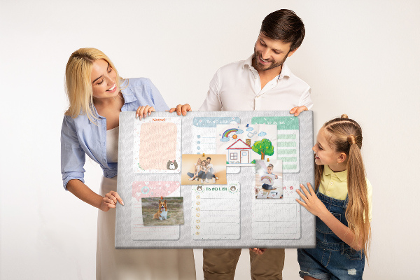 Prikbord kleurrijke notitieboekjes met een dierenmotief