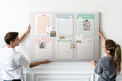 Prikbord kleurrijke notitieboekjes met een dierenmotief