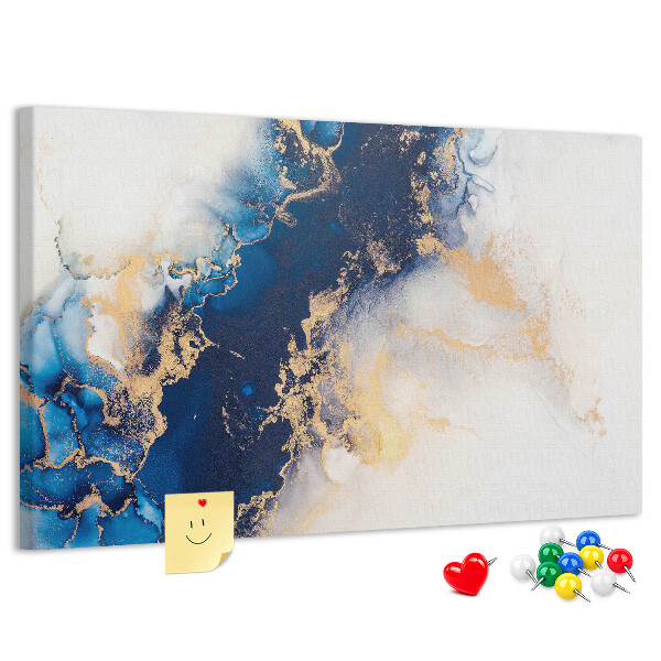 met abstract patroon in verschillende blauwtinten
