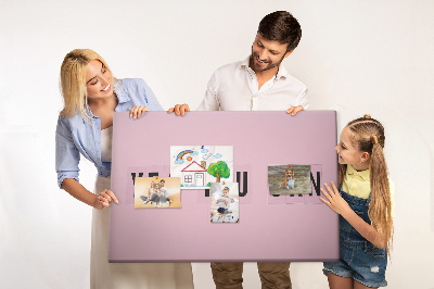 Kurkbord met thema positief denken en motivatie