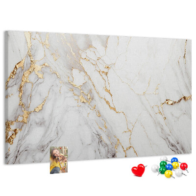Kurkbord elegant marmer met gouden aderen