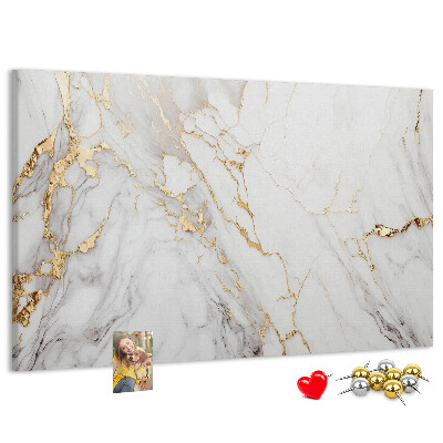 Kurkbord elegant marmer met gouden aderen