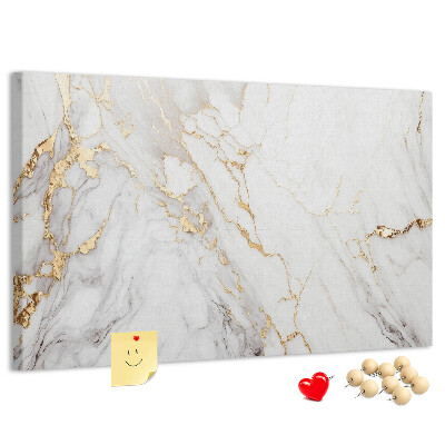 Kurkbord elegant marmer met gouden aderen