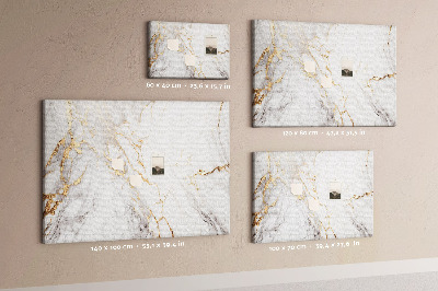 Kurkbord elegant marmer met gouden aderen