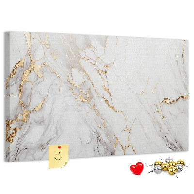 Kurkbord elegant marmer met gouden aderen