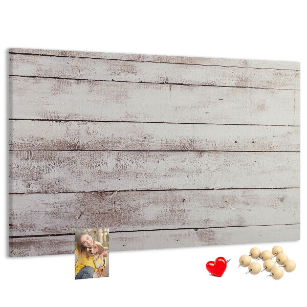 Prikbord rustieke plank met slijtageplekken