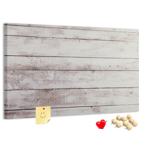 Prikbord rustieke plank met slijtageplekken