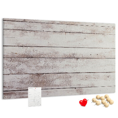 Prikbord rustieke plank met slijtageplekken