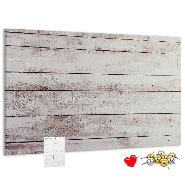 Prikbord rustieke plank met slijtageplekken