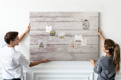 Prikbord rustieke plank met slijtageplekken