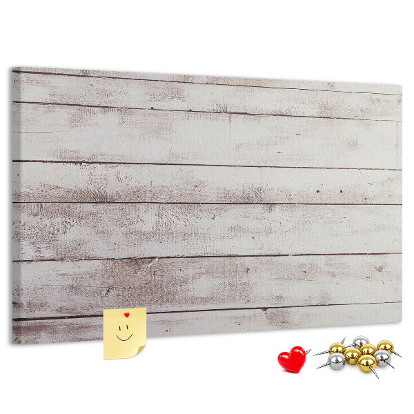 Prikbord rustieke plank met slijtageplekken