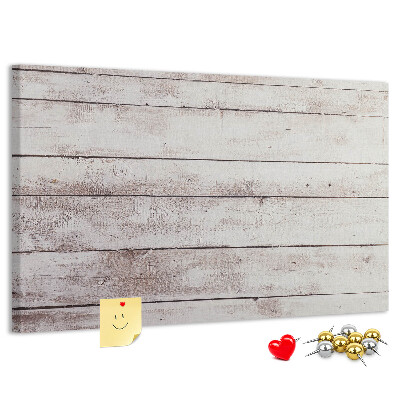 Prikbord rustieke plank met slijtageplekken