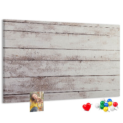 Prikbord rustieke plank met slijtageplekken
