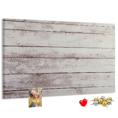 Prikbord rustieke plank met slijtageplekken