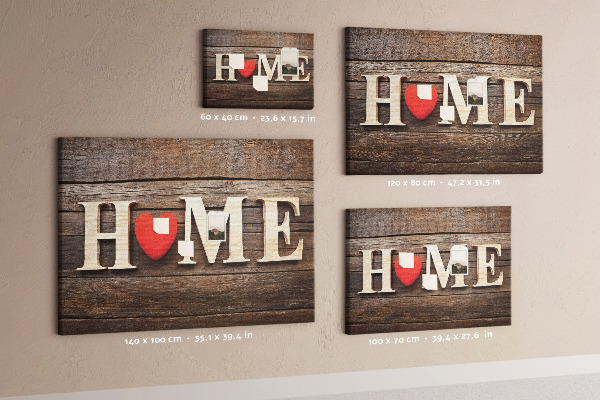 Kurk prikbord houten letters met een hart op de achtergrond