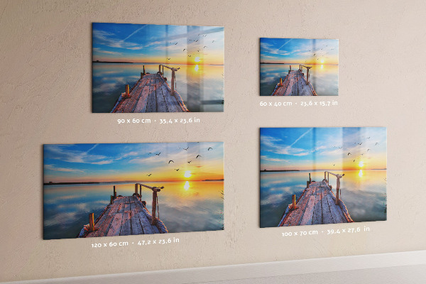 Magnetisch bord Steiger aan het meer