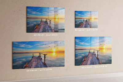 Magnetisch bord Steiger aan het meer